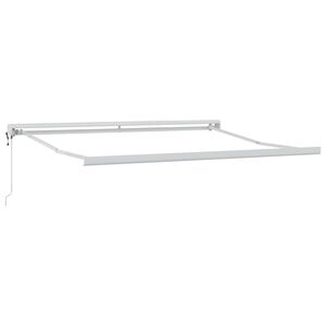 vidaXL R&aacute;m mark&yacute;zy B&iacute;l&aacute; 300 x 250 cm Hlin&iacute;k