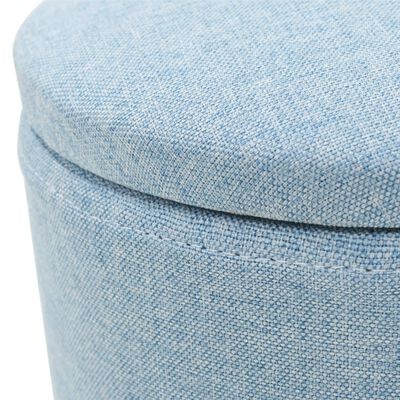 vidaXL Stoličky s úložným prostorem 3ks tmavě šedé béžové modré textil