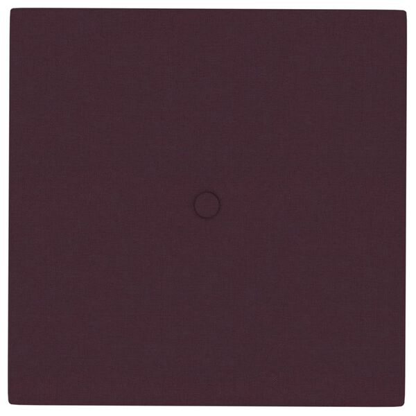 vidaXL N&aacute;stěnn&eacute; panely 12 ks fialov&eacute; 30 x 30 cm textil 1,08 m&sup2;
