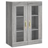 vidaXL Skř&iacute;ň highboard &scaron;ed&aacute; sonoma 69,5 x 34 x 180 cm kompozitn&iacute; dřevo