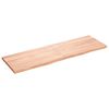 vidaXL Stoln&iacute; deska světle hněd&aacute; 160x50x(2-4)cm o&scaron;etřen&yacute; masivn&iacute; dub
