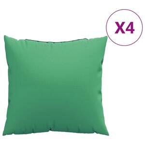 vidaXL Pol&scaron;t&aacute;ře na pohovku 4 ks zelen&eacute; 60 x 60 cm textil