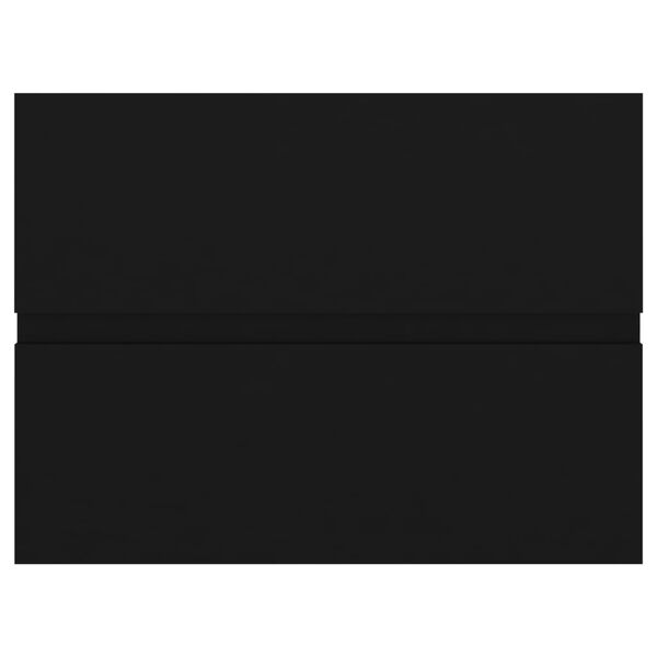 vidaXL Skř&iacute;ňka pod umyvadlo čern&aacute; 60 x 38,5 x 45 cm kompozitn&iacute; dřevo