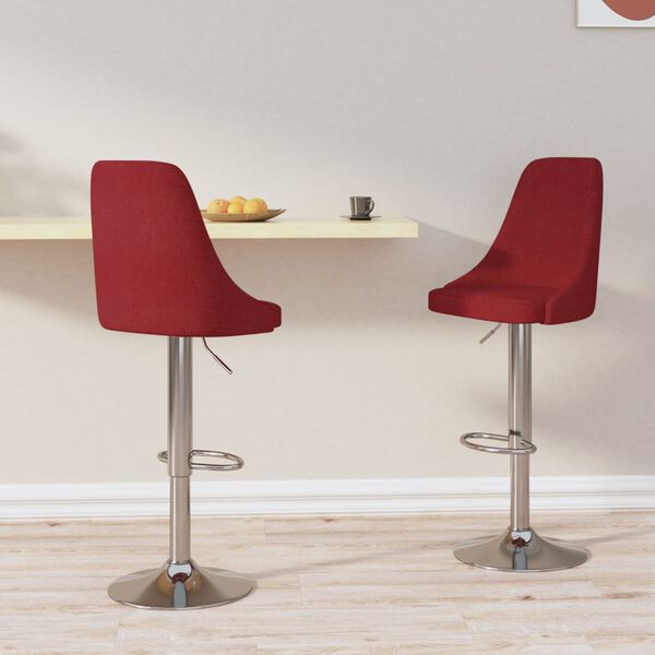 vidaXL Barov&eacute; židle 2 ks v&iacute;nov&eacute; textil