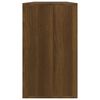 vidaXL Lavice s botn&iacute;kem hněd&yacute; dub 80x24x45 cm kompozitn&iacute; dřevo