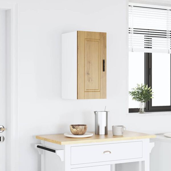 vidaXL Kuchyňsk&aacute; n&aacute;stěnn&aacute; skř&iacute;ňka "Porto" dub artisan kompozitn&iacute;