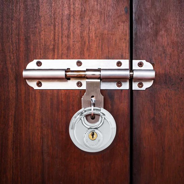 vidaXL Z&aacute;mky Discus se kl&iacute;či Stř&iacute;brn&aacute; Nerezov&aacute; ocel