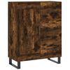 vidaXL Skř&iacute;ň highboard kouřov&yacute; dub 69,5 x 34 x 180 cm kompozitn&iacute; dřevo