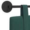 vidaXL Z&aacute;věsn&aacute; čeln&iacute; deska Tmavě zelen&aacute; 130 x 55 x 5 cm textil