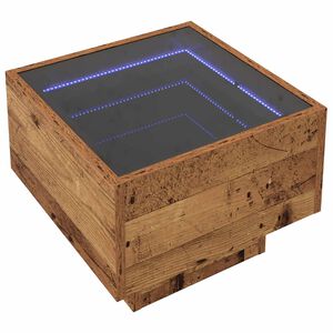 vidaXL Konferenčn&iacute; stolek Star&eacute; dřevo 40 x 40 x 30 cm Kompozitn&iacute; dřevo