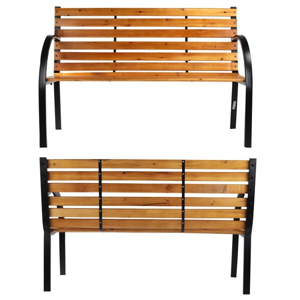 HI Parkov&aacute; lavice hněd&aacute; 122 x 60 x 81 cm