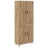 vidaXL Vysok&yacute; bufet 2 pcs Artisanov&yacute; dub 69,5 x 34 x 180 cm