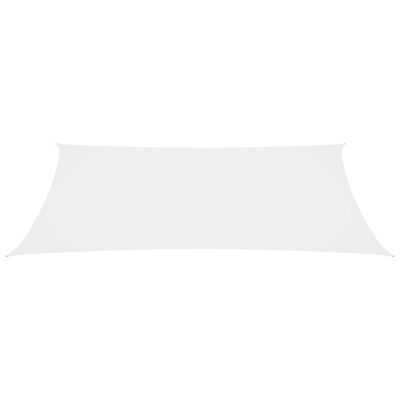 vidaXL Stínící plachta oxfordská látka obdélníková 2,5 x 5 m bílá