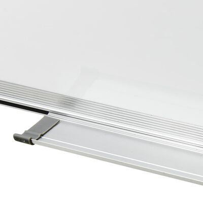 vidaXL Bílá magnetická tabule stíratelná za sucha 90 x 60 cm ocel