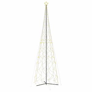 vidaXL V&aacute;nočn&iacute; stromeček z kužele tepl&aacute; b&iacute;l&aacute; 3000 LED 230 x 800 cm