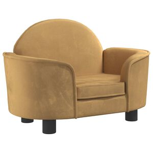 vidaXL Pel&iacute;&scaron;ek pro psy hněd&yacute; 66 x 40 x 45 cm samet