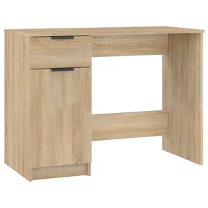 vidaXL Psac&iacute; stůl dub sonoma 100 x 50 x 75 cm kompozitn&iacute; dřevo