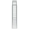 vidaXL Klenuté gabionové koše 9 ks 200x30x140/160cm pozinkované železo