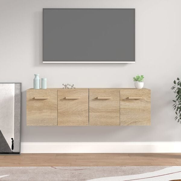 vidaXL N&aacute;stěnn&eacute; skř&iacute;ňky 2 ks dub sonoma 60 x 36,5 x 35 cm kompozit