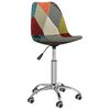 vidaXL Otočn&eacute; j&iacute;deln&iacute; židle 6 ks patchwork textil