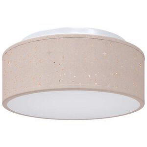 vidaXL Stropn&iacute; lampa s reflektory Taupe 30 x 30 x 13,5 cm textil