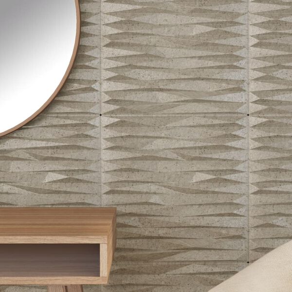 vidaXL N&aacute;stěnn&eacute; panely 12 ks betonov&eacute; 50 x 50 cm XPS 12 m&sup2; k&aacute;men