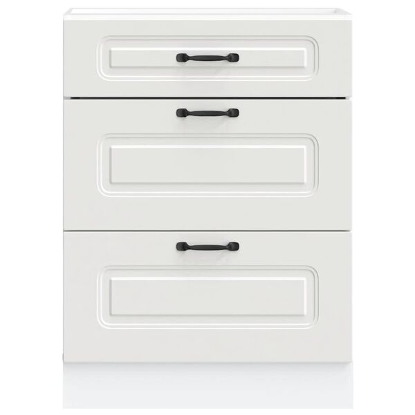 vidaXL Kuchyňsk&aacute; spodn&iacute; skř&iacute;ňka "Kalmar" b&iacute;l&yacute; kompozitn&iacute; dřevo