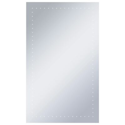 vidaXL Koupelnové nástěnné zrcadlo s LED osvětlením 60 x 100 cm