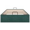 vidaXL Osmanský rám postele bez matrace tmavě zelené 80x200 cm samet