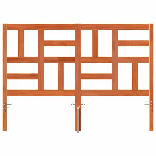 vidaXL Čeln&iacute; deska postele s čelo Voskově hněd&aacute; 145,5 x 4 x 104 cm