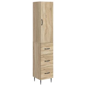 vidaXL Sada skř&iacute;něk 2 pcs Dub sonoma 33 x 34,5 x 90 cm