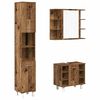 vidaXL 3d&iacute;ln&aacute; koupelnov&aacute; sestava old wood kompozitn&iacute; dřevo