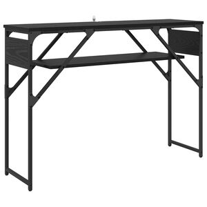 vidaXL Konsole Čern&yacute; dub Kompozitn&iacute; dřevo 105x30x75cm
