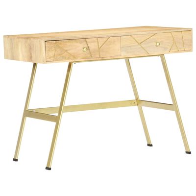 vidaXL Psací stůl se zásuvkami 100x55x75 cm masivní mangovníkové dřevo