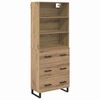 vidaXL Vysok&yacute; bufet 2 ks Artisanov&yacute; dub 69,5 x 34 x 180 cm