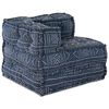 vidaXL Modulární Rohová Pohovka Indigo Potisk 70 x 70 x 56 cm textil