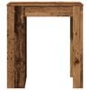 vidaXL Barov&yacute; stůl s reg&aacute;ly old wood 95x47x103,5 cm kompozitn&iacute; dřevo
