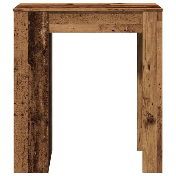 vidaXL Barov&yacute; stůl s reg&aacute;ly old wood 95x47x103,5 cm kompozitn&iacute; dřevo