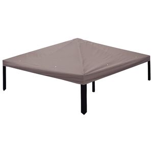 vidaXL Plachta na alt&aacute;n Taupe 300 x 300 cm Polyester a ocel