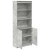 vidaXL Skř&iacute;ň highboard betonově &scaron;ed&aacute; 70 x 35 x 180 cm kompozitn&iacute; dřevo