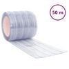 vidaXL Z&aacute;věs do dveř&iacute; průhledn&yacute; 200 mm x 1,6 mm 50 m PVC