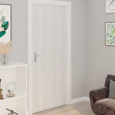 vidaXL Samolepící tapeta na nábytek bílé dřevo 500 x 90 cm PVC