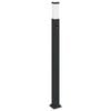 vidaXL Sloupkov&eacute; sv&iacute;tidlo se senzorem 110 cm čern&eacute; IP44