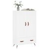 vidaXL Skříň highboard bílá 69,5 x 31 x 115 cm kompozitní dřevo