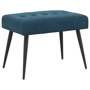 vidaXL Lavice s knofl&iacute;kov&yacute;m pro&scaron;&iacute;v&aacute;n&iacute;m Modr&aacute; 60 x 40 x 45 cm Samet