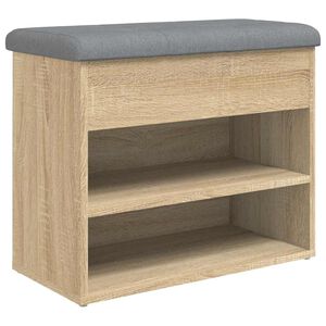 vidaXL Lavice s botn&iacute;kem dub sonoma 62 x 32 x 50 cm kompozitn&iacute; dřevo