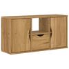 vidaXL TV skř&iacute;ňka se z&aacute;suvkou "ODDA" 79x24x40 cm Borovicov&yacute; masiv