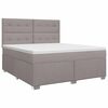 vidaXL Postel boxspring s matrac&iacute; Taupe 180 x 200 cm Textil
