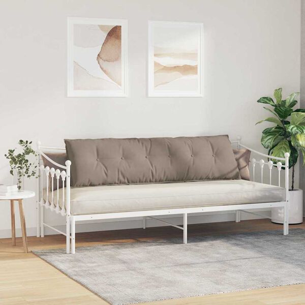 vidaXL Pol&scaron;t&aacute;ř na z&aacute;da Taupe 180 x 50 cm Mikrovl&aacute;kno