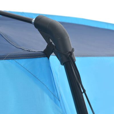 vidaXL Stan na bazén textil 590 x 520 x 250 cm modrý